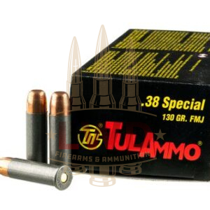 This 38 Special FMJ ammo is great for a day of range training, and it won’t sacrifice your wallet in the process. These 38 Special rounds will work great in your revolver or lever action rifle, and for a fraction of the cost of brass ammunition. Tula Ammunition is known in the shooting community for producing quality and affordable steel ammo. Tula Cartridge Works is a Russian company that has been producing weapons and ammunition for over 300 years, and was founded by Tsar Peter I. Tula produces steel cased ammunition which was chosen over brass cased ammo to save money; several Russian companies follow the same plan. Tula ammo is an example of some of the best and cheapest steel cased ammunition. This ammo is steel cased, Boxer primed, non-corrosive and non-reloadable.