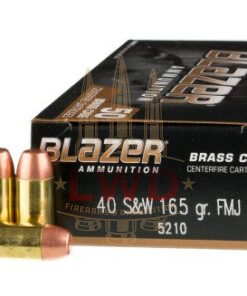 1000 Rounds of 165gr FMJ .40 S&W Ammo by Blazer Brass