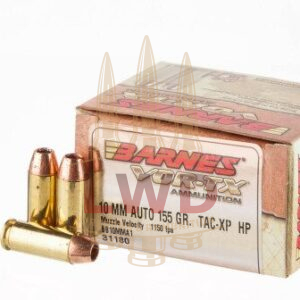 20 Rounds of 155gr XPB 10mm Ammo by Barnes