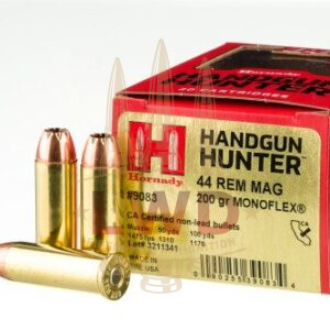 20 Rounds of 200gr MonoFlex .44 Mag Ammo by Hornady