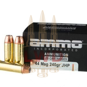 200 Rounds of 240gr JHP .44 Mag Ammo by Ammo Inc.