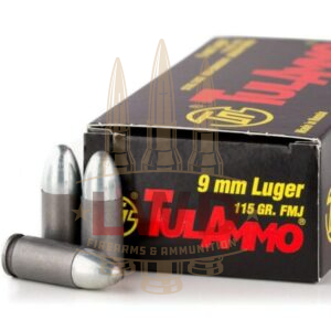 1000 Rounds of 115gr FMJ 9mm Ammo by Tula