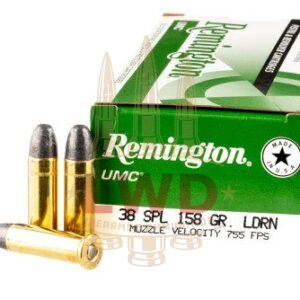 50 Rounds of 158gr LRN .38 Spl Ammo by Remington