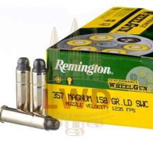 50 Rounds of 158gr LSWC .357 Mag Ammo by Remington