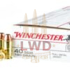 50 Rounds of 180gr FMJ .40 S&W Ammo by Winchester