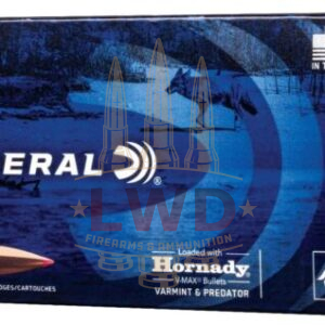 Federal 223 Rem Ammunition Varmint & Predator V223VM53 53 Grain Hornady V-Max 20 Rounds