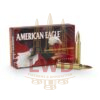 Federal 223 Remington Ammunition American Eagle AE223 55 Grain Full Metal Jacket Boat Tail 20 rounds