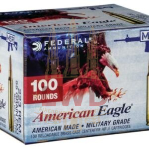 Federal American Eagle 223 REM Ammunition AE223BLF 55 Grain Full Metal Jacket 100 Rounds