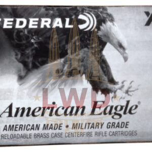 Federal American Eagle 223 Rem Ammunition AE223JX 55 Grain Full Metal Jacket 20 Rounds