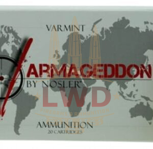 Nosler Varmageddon 223 Rem Ammunition 65139 53 Grain Flat Base Hollow Point 20 Rounds