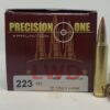 Precision One 223 Remington Ammunition PONE172 55 Grain V-Max 50 Rounds