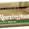 Remington 223 Rem Ammunition Premier Match RM223R1 69 Grain Sierra MatchKing Boat Tail 20 Rounds