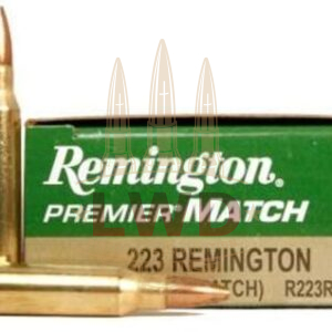 Remington Premier Match 223 Rem Ammunition R223R6 62 Grain Open Tip Match 20 rounds