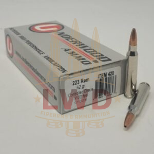 Underwood 223 Rem Ammunition UW420 62 Grain Controlled Chaos Hollow Point 20 Rounds